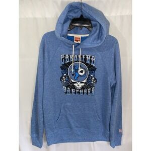 Homage Carolina Panthers Grateful Dead NFL Hoodie Hooded Sweatshirt‎ Small NWOT
